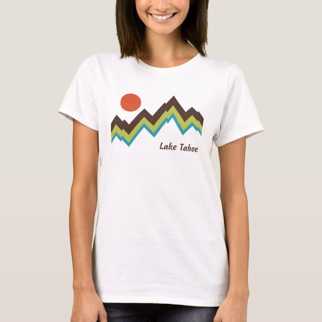 T-shirt Le lac Tahoe (Devant)