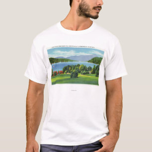 T-shirt Le lac Whiteface Mt dans la distance