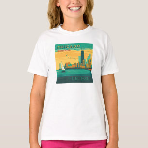 T-shirt Le Lakefront Chicago, Illinois