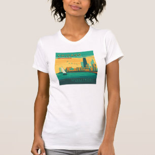 T-shirt Le Lakefront Chicago, Illinois