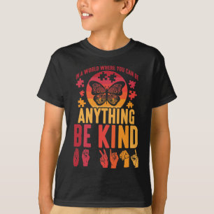 T-shirt Le langage des signes américain : un puzzle