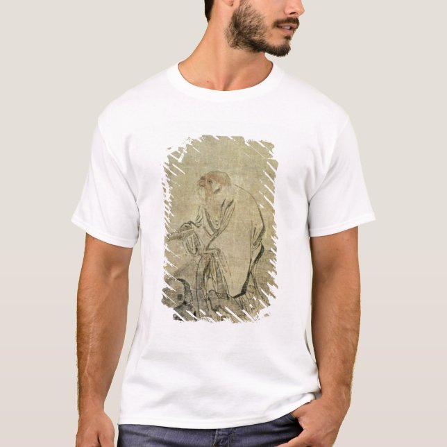 T-shirt Le Laotien-tzu montant son boeuf, Chinois, (Devant)