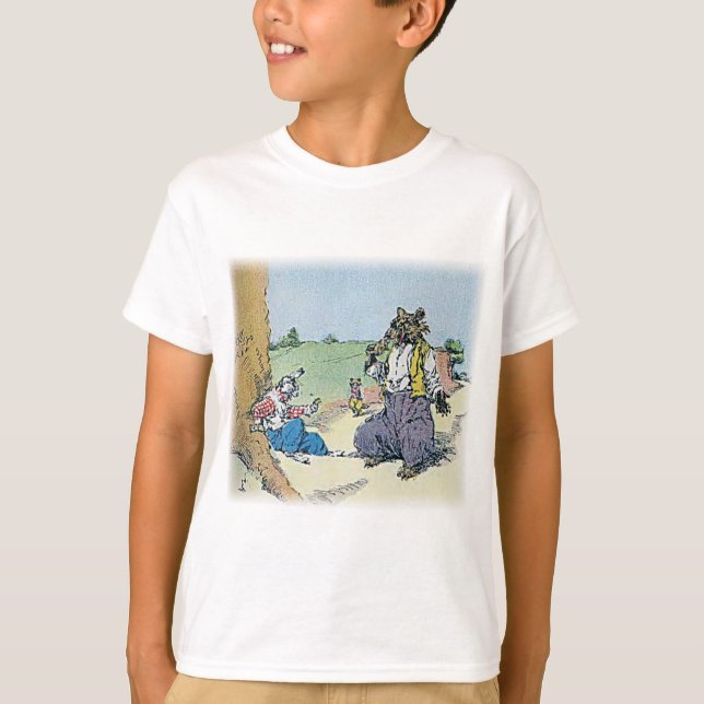 T-shirt Le LAPIN de BRER ......... et le loup de Brer sont (Devant)
