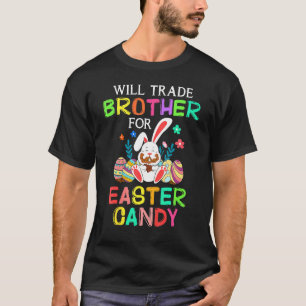T-shirt Le Lapin Mange Des Oeufs De Chocolat Vont Échanger