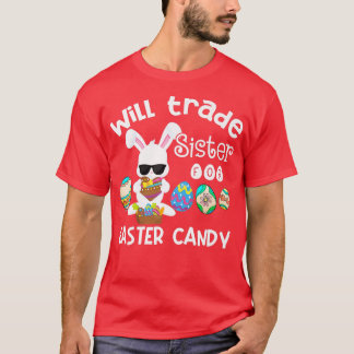 T-shirt Le Lapin Mange Des Oeufs De Chocolat Vont Échanger