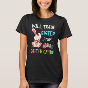 T-shirt Le Lapin Mange Des Oeufs De Chocolat Vont Échanger