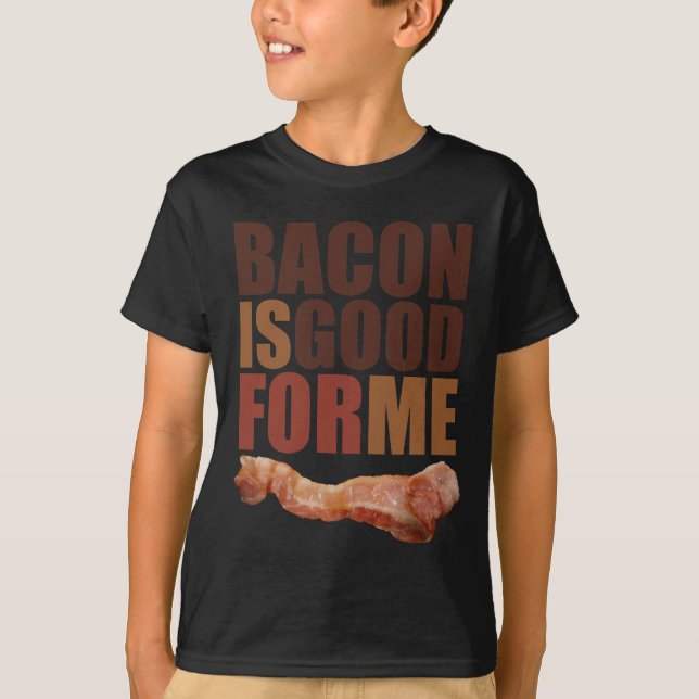 T-shirt Le lard est bon pour moi (Devant)