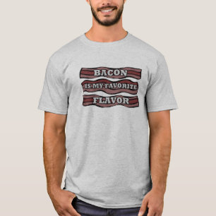 T-shirt Le lard est mon petit déjeuner préféré ha de p
