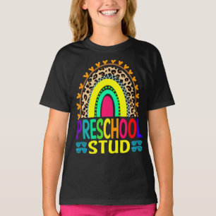 T-shirt Le Leopard Arc-En-Ciel De L'École Préscolaire Reto