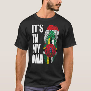 T-shirt Le Liban Et La Dominique Mélangent Le Drapeau Du P