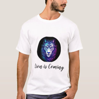 T-shirt Le lion arrive