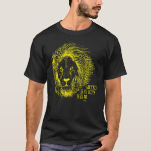 T-shirt Le Lion De Juda Greater Est Le Chrétien Pour Homme