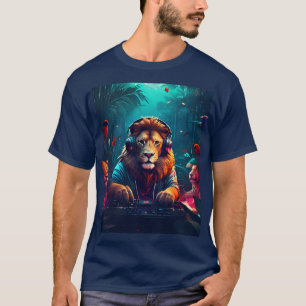 T-shirt le lion dj