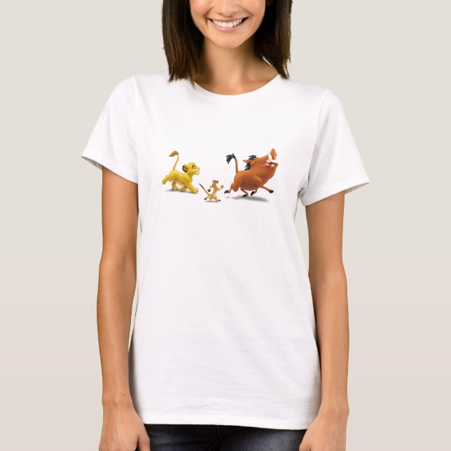 T-shirt Le Lion King Simba a chanté timon pumbaa (Devant)
