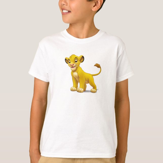 T-shirt Le Lion King Simba debout Disney (Devant)