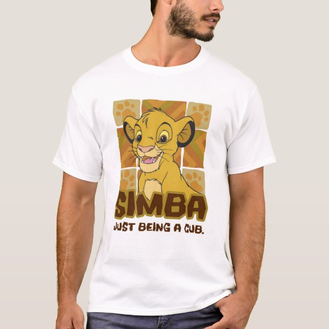 T-shirt Le Lion King Simba fait un petit Disney (Devant)