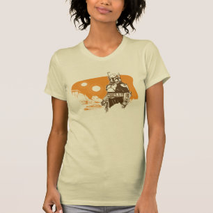 T-shirt Le livre de Boba Fett Retro Tatooine Vista
