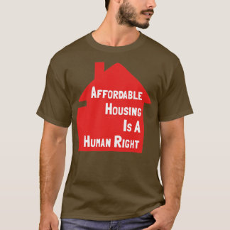 T-shirt Le Logement Abordable Est Un Droit Humain
