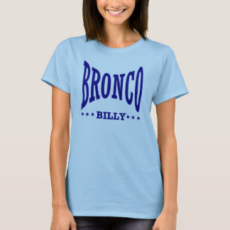 T-shirt Le logo bleu de la femme