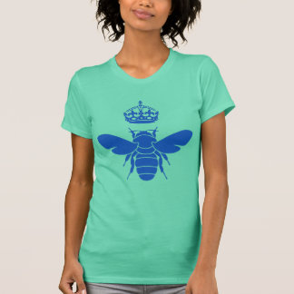 T-shirt Le logo Blue Queen Bee...Es-Tu Une Reine Bee ?