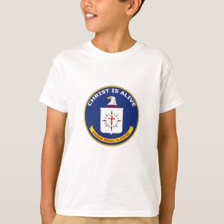 T-shirt Le logo CIA le "Christ est vivant "