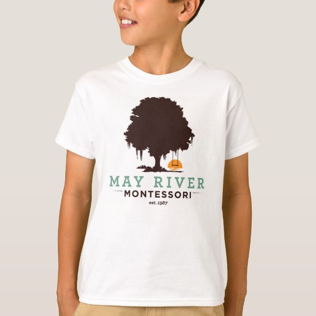 T-shirt Le logo d'arbre badine la chemise (Devant)