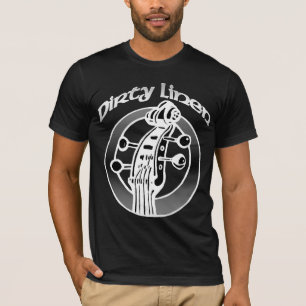 T-shirt Le logo de toile sale classique des hommes