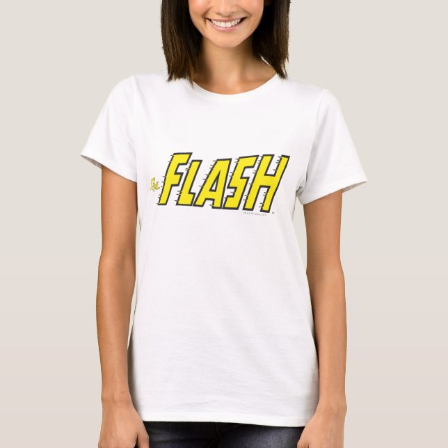 T-shirt Le logo Flash Jaune (Devant)