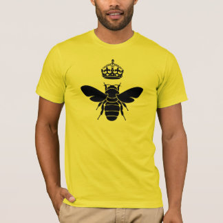 T-shirt Le logo noir de reine des abeilles… sont vous une