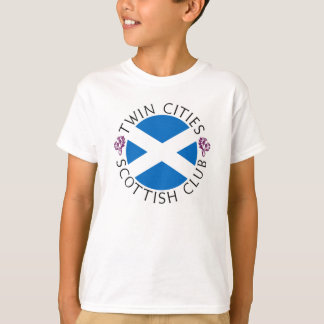 T-shirt Le logo officiel de l'écossais de villes jumelles