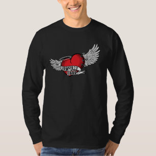 T-shirt Le long mannequin pour hommes malheureux - Noir