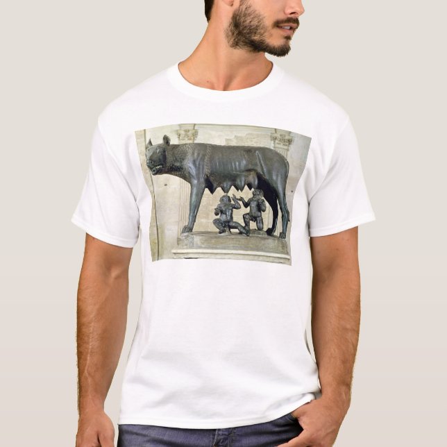 T-shirt Le -Loup de Capitoline (Devant)