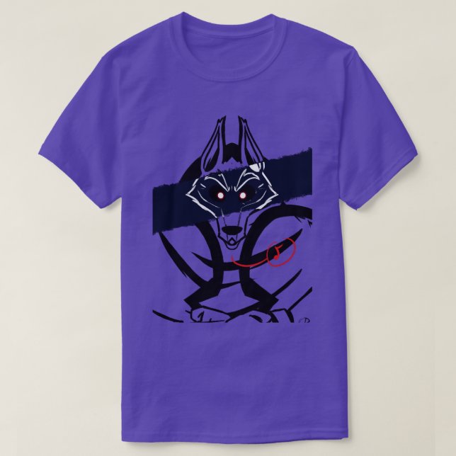 T-shirt Le loup de la mort (Design devant)