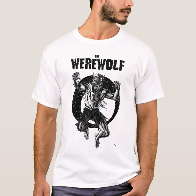 T-shirt Le loup-garou (Devant)