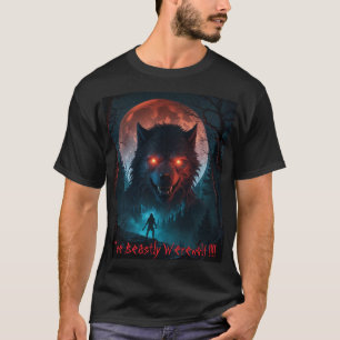 T-shirt Le loup-garou brutal