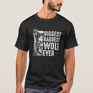 T-shirt Le Loup-Occidental Le Plus Vide Jamais Vêtu Hilari