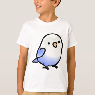 T-shirt Le Lovebird bleu de Chubby Fischer