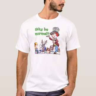 T-shirt Le Mad Hatter Demande À Alice : "Pourquoi Être Nor