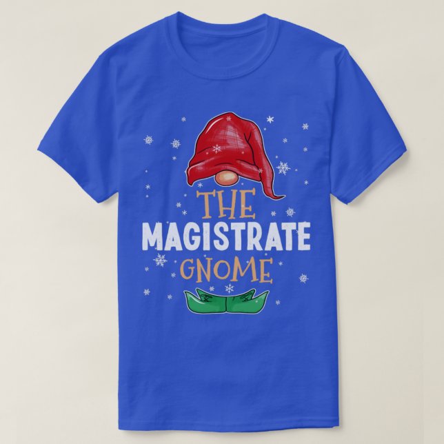 T-shirt Le magistrat Gnome Family Matching Christmas Out (Design devant)