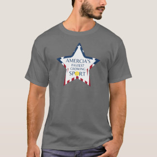 T-shirt Le maillot de balle sport américain à croissance l