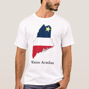 T-shirt Le Maine acadien avec le texte