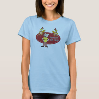 T-shirt Le maître de bousculade protègent l'équipe