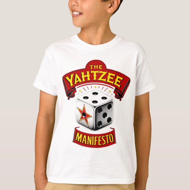 T-shirt Le Manifeste de Yahtzee, la chemise de l'enfant (Devant)