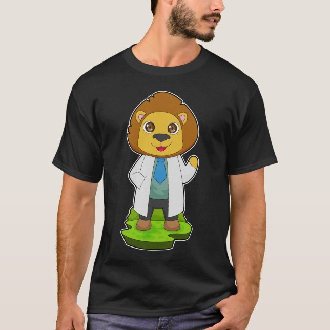 T-shirt Le manteau du docteur Lion (Devant)