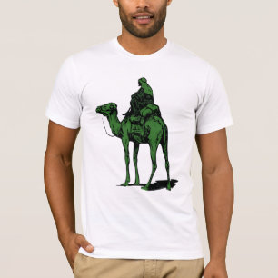 T-shirt Le marché de route en soie