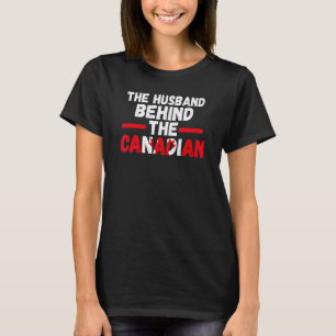 T-shirt le mari derrière les racines canadiennes