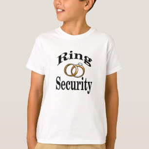 T-shirt Le mariage de sécurité d'anneau badine la chemise
