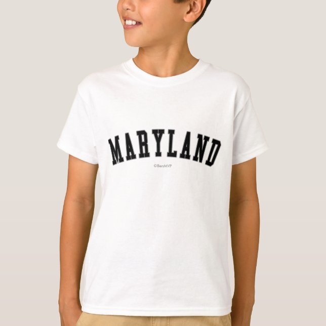 T-shirt Le Maryland (Devant)