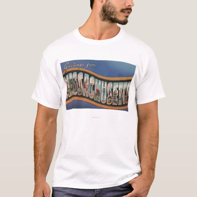 T-shirt Le Massachusetts - grandes scènes de lettre (Devant)