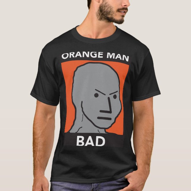 T-shirt Le mauvais orange d'homme (Devant)